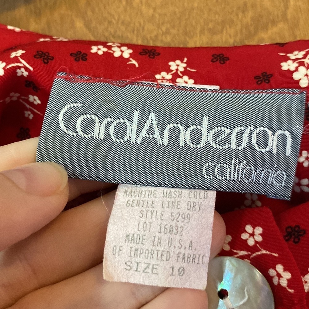 Vintage Carol Anderson floral dress - Picture 2 of 12
